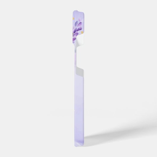 Cute Lavender Garden Flower Floral iPhone Hoesje (Linkerkant)