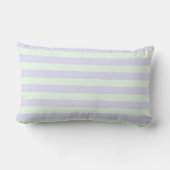 Cute Lavender & Mint Green Stripes Kussen (Achterkant)