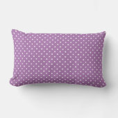 Cute Lavender Polka Dots Pattern Kussen (Voorkant)