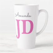 Cute Lawyer JD Afstuderen Persoonlijke naam Latte Mok (Rechts)