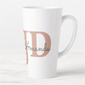 Cute Lawyer JD Afstuderen Persoonlijke naam Latte Mok (Rechts)