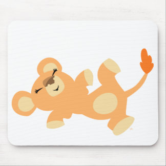 Cute Lazy Cartoon Lioness mousepad Muismat