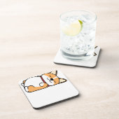 Cute Lazy Nope, niet vandaag Corgi Lover Long Hoev Bier Onderzetter (Rechterzijde)