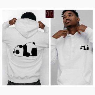 Cute lazy panda hoodie