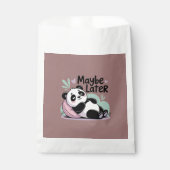 Cute Lazy Panda – “Maybe Later” Relaxing Panda Bedankzakje (Voorkant)