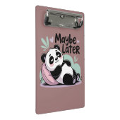 Cute Lazy Panda – “Maybe Later” Relaxing Panda Mini Klembord (Schuin)