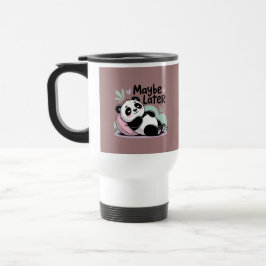 Cute Lazy Panda – “Maybe Later” Relaxing Panda Reisbeker