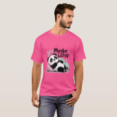 Cute Lazy Panda – “Maybe Later” Relaxing Panda T-shirt (Voorkant volledig)