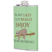 Cute Lazy Sloth Hanging on Tree Funny Text Heupfles (Links)