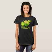 Cute Lazy Turtle houdt van shavasana en Yoga T-shirt (Voorkant volledig)