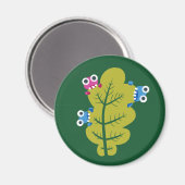 Cute Leaf Eaten van Cartoon Bugs Kinder Magneet (Voorkant / Achterkant)