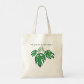 Cute leaf tote bag (Achterkant)