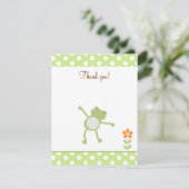 Cute Leapfrog Leap Froggy Bedankt voor je platte k (Staand voorkant)