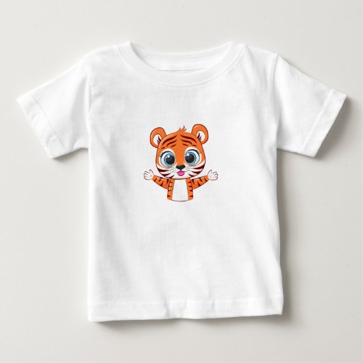 Cute Leeuwen Baby T-shirt (Voorkant)