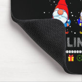 Cute Lefse Rolling Team Norwegian Gnomes Ugly Xmas Muismat (Hoek)