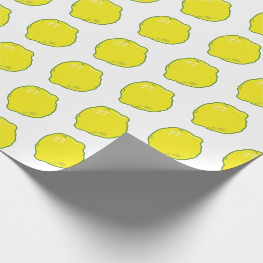 Cute Lemo Pattern Cadeaupapier (Hoek)