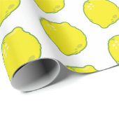 Cute Lemo Pattern Cadeaupapier (Rol Hoek)