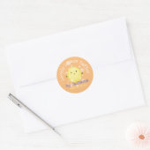Cute lemon cartoon illustration PRODUCT label (Envelop)
