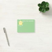 Cute lemon citrus fruit cartoon illustratie post-it® notes (Kantoor)
