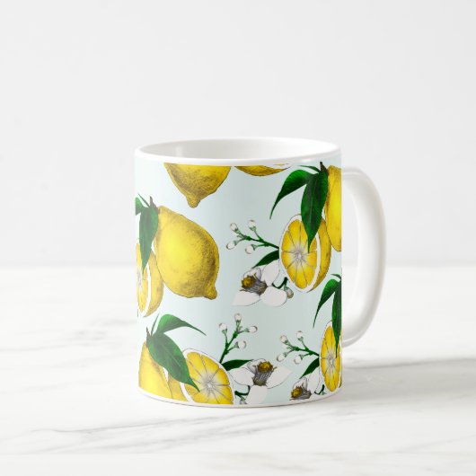 Cute Lemon Coffee Mok (Voorkant rechts)