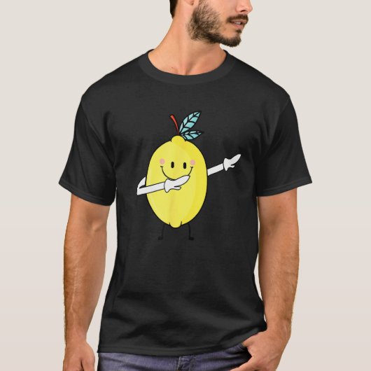 Cute Lemon Dabbing Lemon Summer Lemonade Men women T-shirt (Voorkant)