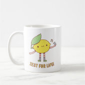Cute Lemon en Bird Zest for Life Koffiemok (Links)