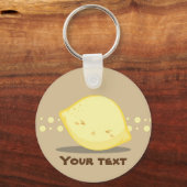 Cute Lemon Fruit Sleutelhanger (Voorkant)