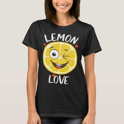 Cute Lemon Love Fruit Farmer Healthy Life T-shirt (Voorkant)