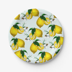 Cute Lemon Paper Borden Papieren Bordje