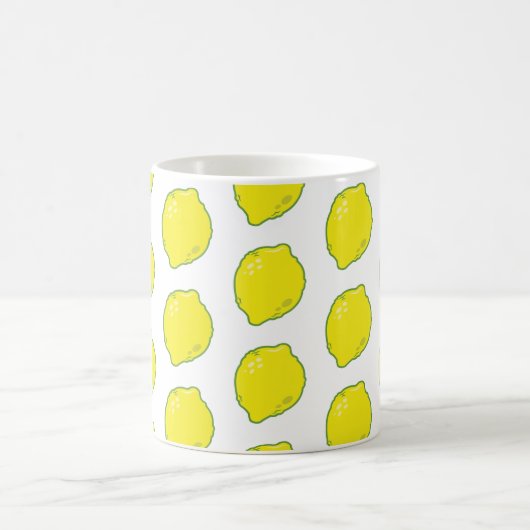 Cute Lemon Pattern Koffiemok (Center)
