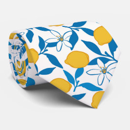 Cute Lemon Sketch Hand Drawn - Neck Tie Stropdas