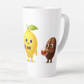 Cute Lemon Tea Friends – 17oz Latte Mug Latte Mok (Rechterhoek)