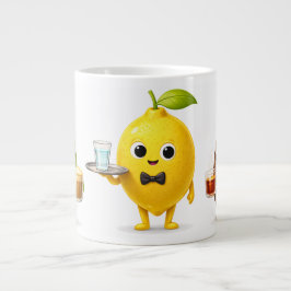 Cute Lemon Tea Friends – Jumbo Mug for Coffee & Te Grote Koffiekop