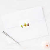 Cute Lemon Tea Friends – Sticker (Envelop)