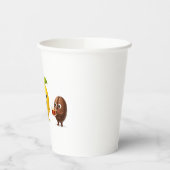 Cute Lemon Tea Friends – Takeaway Paper Cup Design Papieren Bekers (Links)