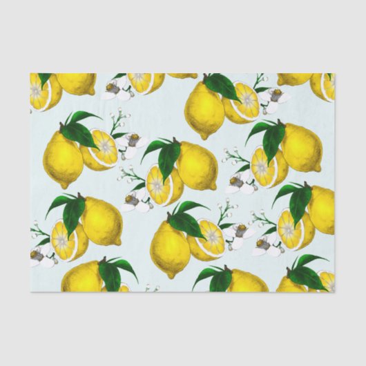 Cute Lemon Tissue Paper Tissuepapier (Voorkant)