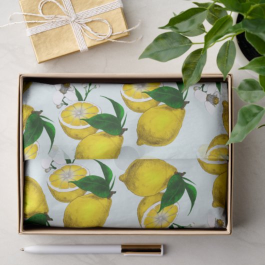 Cute Lemon Tissue Paper Tissuepapier (Geschenk)