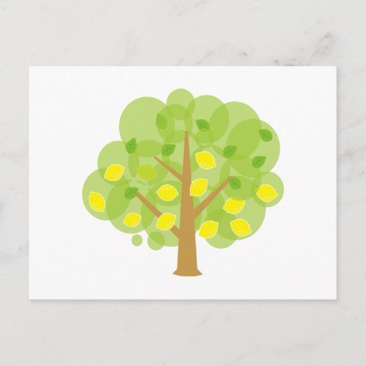 Cute Lemon Tree Briefkaart (Voorkant)