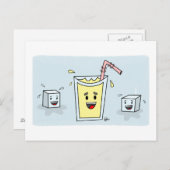 Cute Lemonade - Briefkaart (Voorkant / Achterkant)