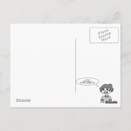 Cute Lemonade - Briefkaart (Achterkant)