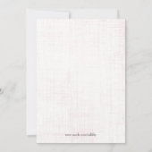 Cute Lemonade Stand Summer BBQ Uitnodiging (Achterkant)