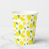 Cute Lemons Papieren Bekers (Achterkant)