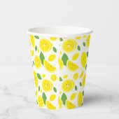 Cute Lemons Papieren Bekers (Rechts)