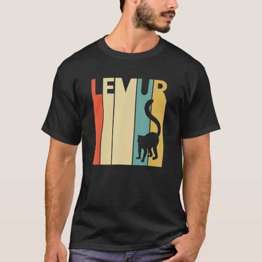 Cute Lemur Animal T-shirt (Voorkant)
