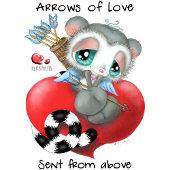 Cute Lemur Love Message - Hand-Drawn Valentine Mok