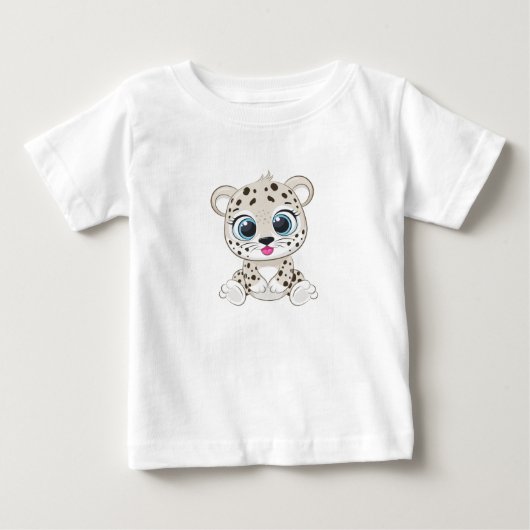 Cute Leopard Baby T-Shirt (Voorkant)
