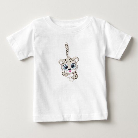 Cute Leopard Baby T-Shirt (Voorkant)