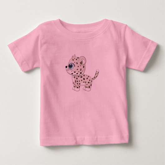 Cute Leopard Baby T-Shirt (Voorkant)