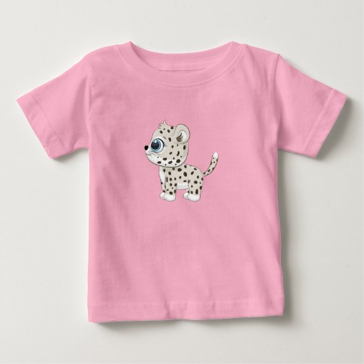 Cute Leopard Baby T-Shirt (Voorkant)