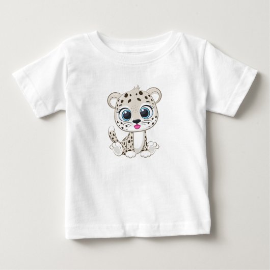 Cute Leopard Baby T-Shirt (Voorkant)